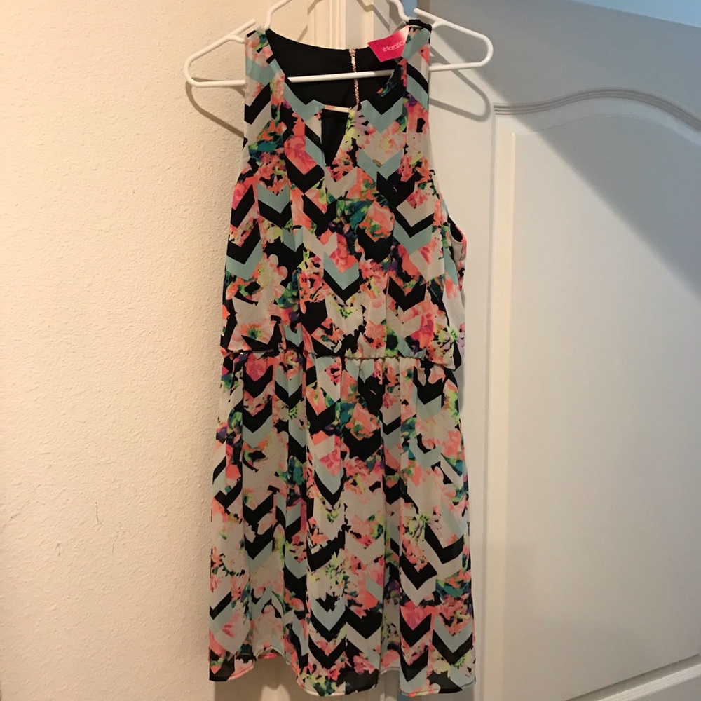 Bright multicolor summer dress